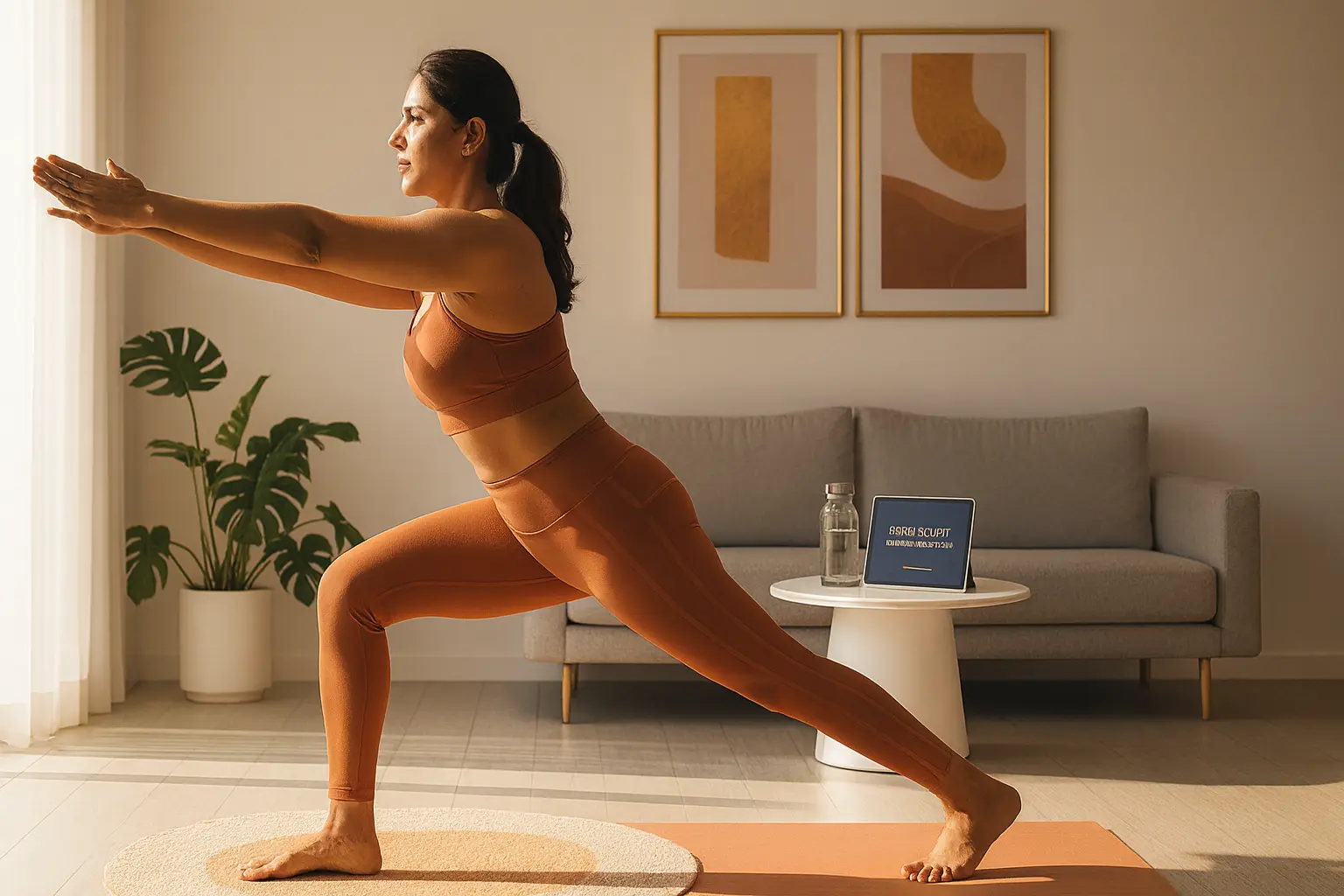 Weight loss yoga at home with trainer